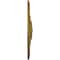 Ekena Millwork Bailey Ceiling Medallion (Fits Canopies up to 4"), Hand-Painted Gold, 18 1/8"OD x 3/4"P CM19BIGLS - alternate 2